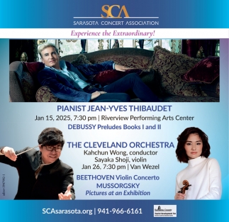 The Cleveland Orchestra, Sarasota Concert Association, Sarasota, Fl