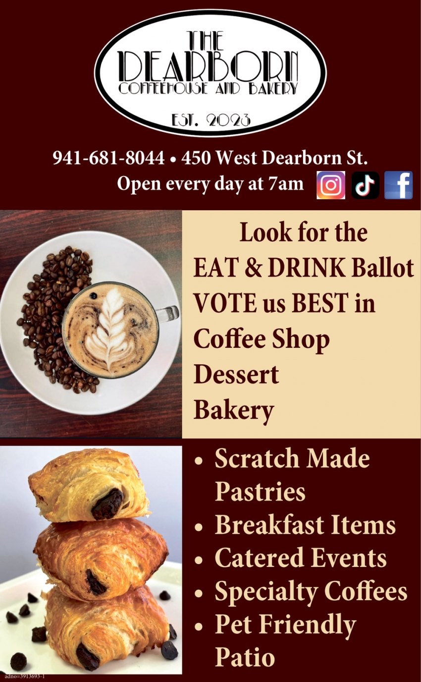 Scratch, Made Pastries, The Dearborn Coffeehouse and Bakery, Englewood, FL