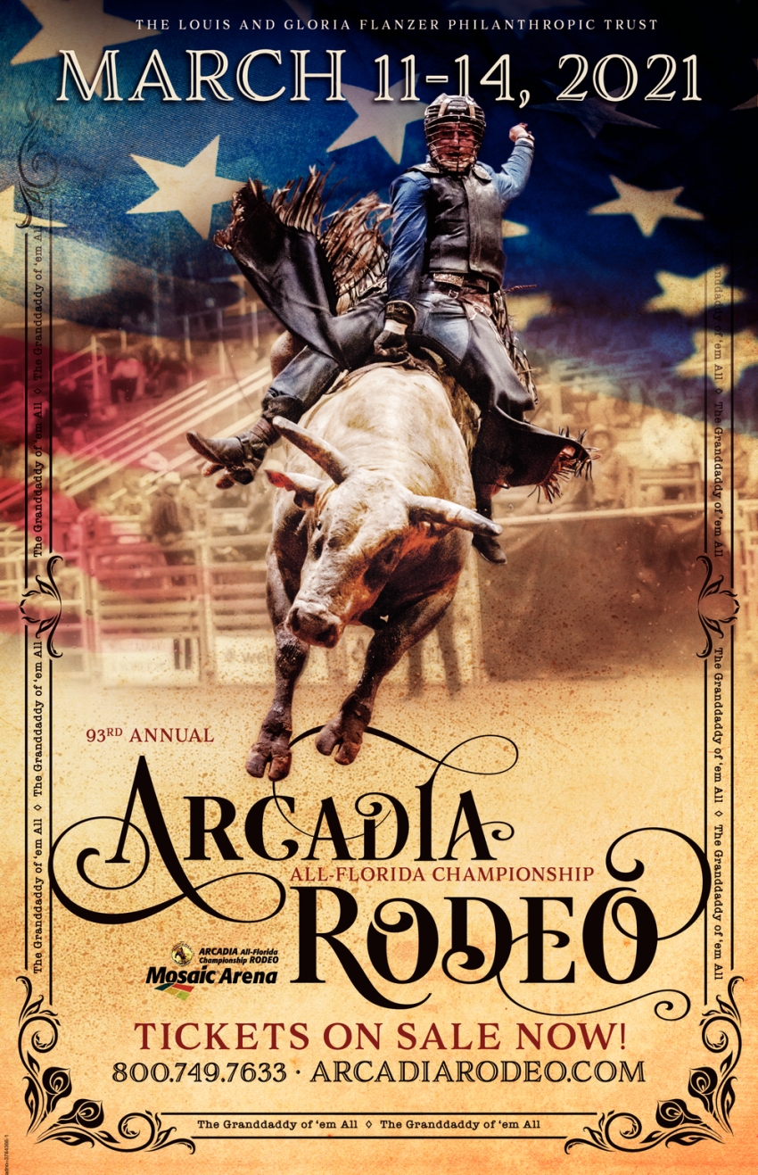 Tickets On Sale Now, Arcadia Rodeo, Arcadia, FL