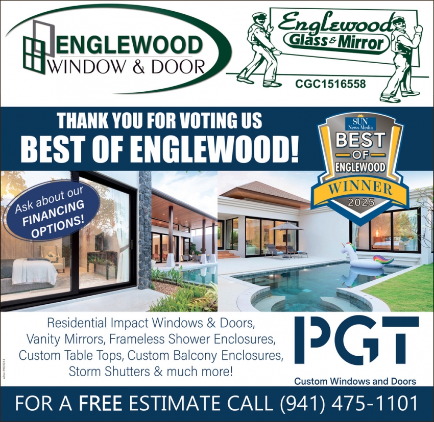 Residential Impact Window, Englewood Glass & Mirror - Englewood Window ...